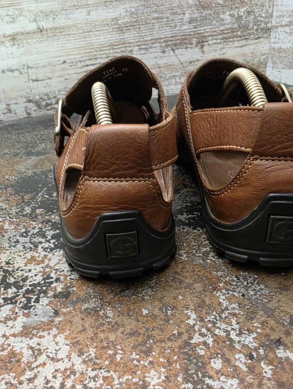 Mens Cole Haan Macao Fisherman Ventilated Loafers Sandals Shoes Sz 7.5 C04531